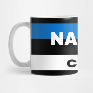 Narva City in Estonia Flag Mug